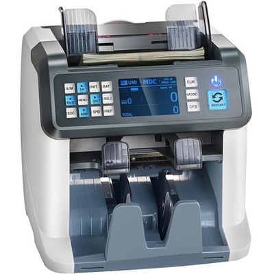 Uimoso Money Counter Machine Bill Counter w/ 2CIS SN UV IR MG DD Multi Currency