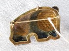 Antique Chinese Panda Enamel Filigree Sterling Silver Brooch Pendant — photo 7