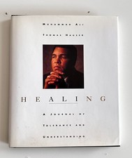 HEALING BY MUHAMMAD ALI - SIGNED HARDCOVER - EXCELLENT CONDITION
