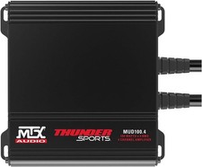 MTX MUD100.4 MUD SERIES 4-CHANNEL MARINE/POWERSPORTS AMPLIFIER 50W RMS x 4  4 