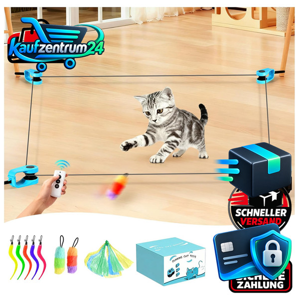 Elektrisches Katzenspielzeug Intelligenzspielzeug FüR Katzen Interaktiv-image