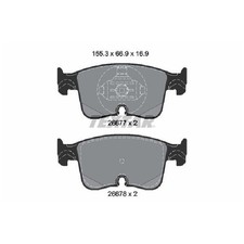 Satz Bremsbeläge Bremsklötze vorne für VW Caddy 5 SBA SBB Golf 8 CD1 24502420