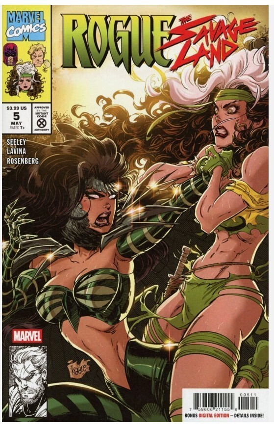 ROGUE THE SAVAGE LAND #5 MARVEL 2025 KAARE ANDREWS MAIN COVER NM