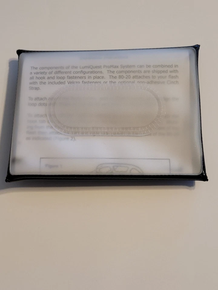 LumiQuest MINi Soft SOFTBOX Flash Diffuser for external  camera Flash - Image 4 of 4
