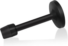 Door Stop, 5 Inch Long Door Stopper, Wall Mount Doorstop Stainless Steel Solid R