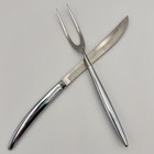 Carvel Hall USA Stainless Carving Knife Fork Set Vintage MCM — photo 1