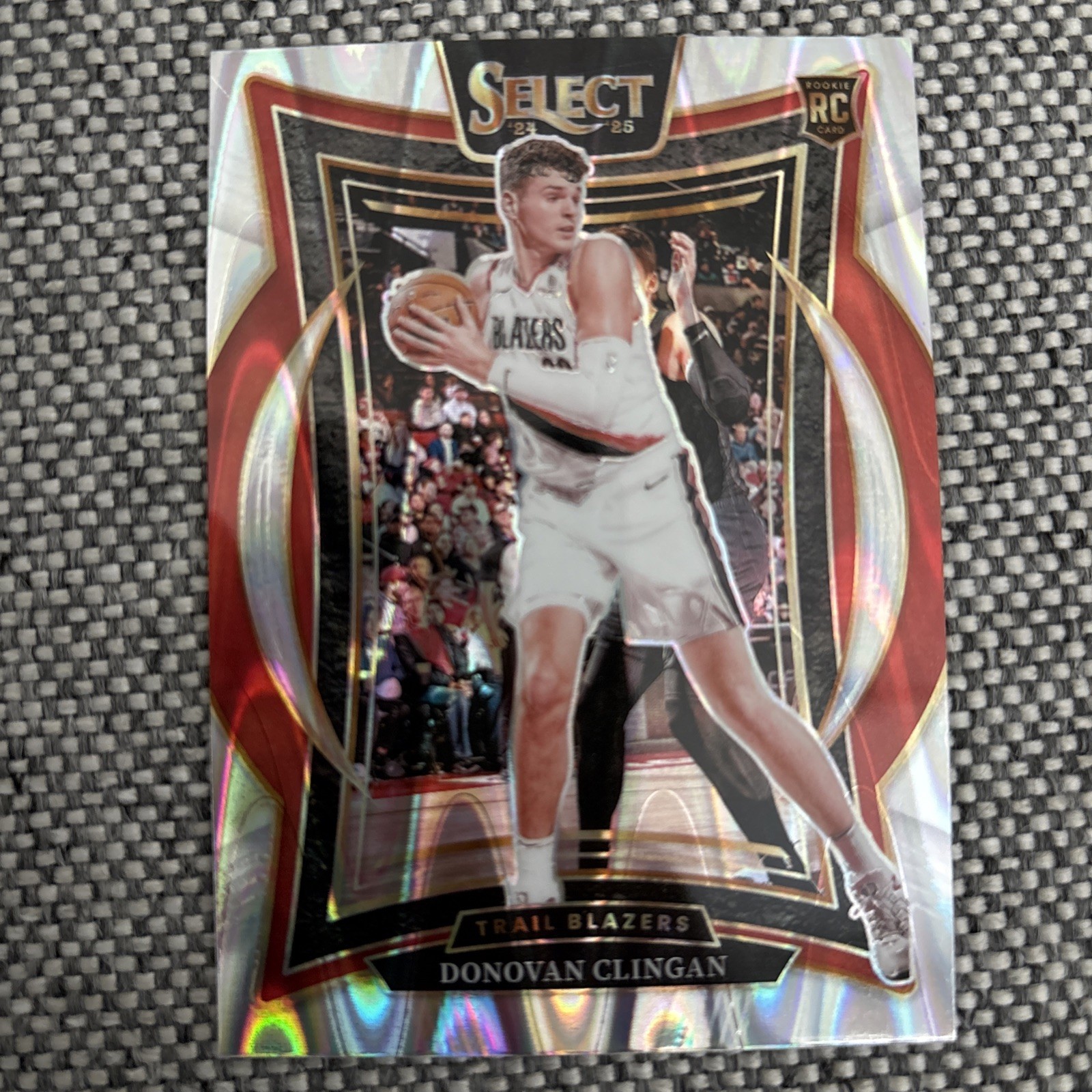 2024-25 Select Donovan Clingan Concourse RC Tectonic Prizm #69 Trail Blazers