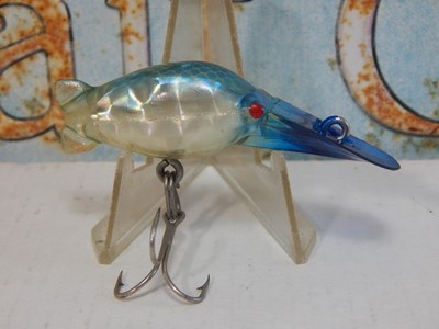 Vintage Luhr Jensen Hot Shot 3 Silver Prism-lite/Blue Scale #962 Pre Rapala