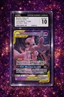 Pokémon TCG Mewtwo & Mew GX 71/236 Sm-Unified Minds Ultra Rare Holo CGC 10 2019