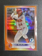 2022 Topps 1st Edition Kurt Suzuki Orange /75 Angels