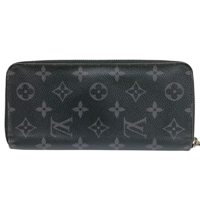 Louis Vuitton ブラックレザー 長財布 Auth Louis Vuitton Zippy Wallet Vertical Long Wallet Monogram