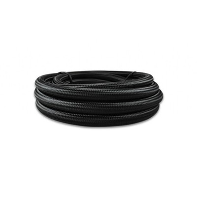 Vibrant Flex Hose | -8 AN | Black Nylon Braided | w/ PTFE Liner | 10FT long