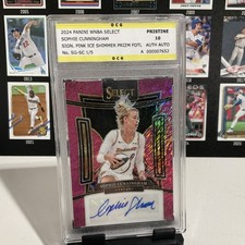 Panini 2024 Select WNBA Sophie Cunningham Signatures Pink Shimmer /5 Auto FOTL 
