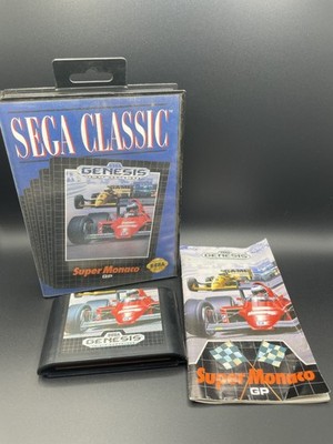 Super Monaco GP (Sega Genesis, 1990) CIB - Complete, Tested & Working!