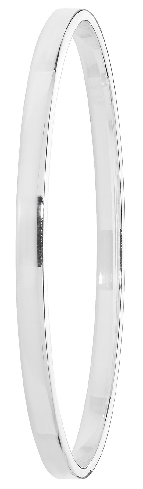 Jonc argent fin 925 haut de gamme bracelet rigide 5mm en argent massif
