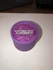 Grinder for Herbs Knurled Top for Stronger Grip 3-Piece 2.2"(Purple)