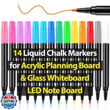 Liquid Chalk Markers for LED Drawing Note Board Acrylic Calendar