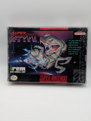 Super R-Type Super Nintendo SNES - Complete In Box Tested RARE 