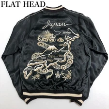 Flat Head/Flat Head Hawk Japan Map/Tiger Dragon Suka Jacket No.sj1041