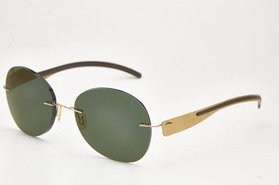 titanium glasses FREE FORM RBT-EX B-Titanium Gold rimless lightweight frame