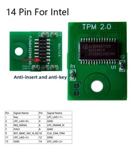 For TPM Module TPM2.0 Security Processor AXXTPME Trusted Platform Module