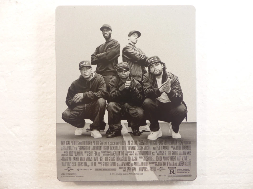 Straight Outta Compton - SteelBook (Blu-ray + DVD, 2015, 2-Disc Set) 2015 Crime - Image 3 of 4