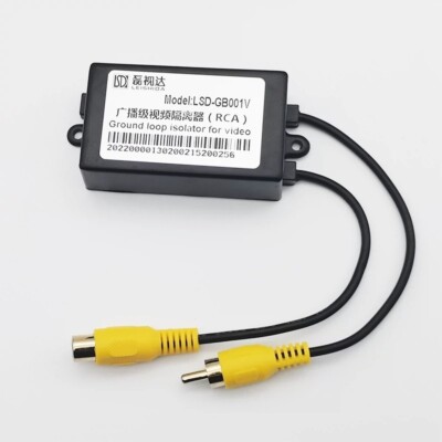 Filtro Isolatore Video RCA – Elimina Antiinterferenze E Corrente Di Fondo