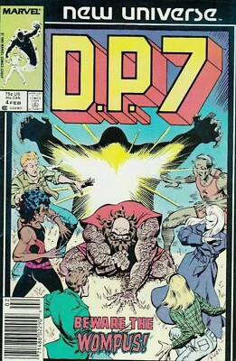 D.P.7 DP7 #4 New Universe Marvel Comics Newsstand February Feb 1987 (FNVF)