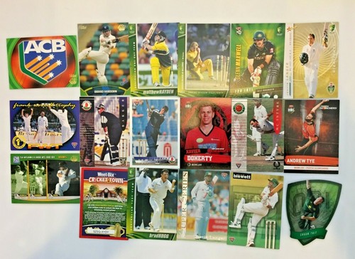 33x CRICKET CARDS MIXED YEARS ( LOT 4 )