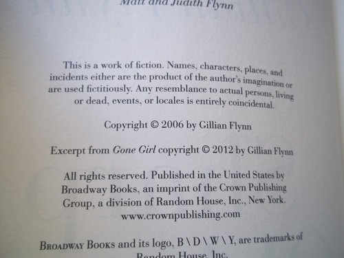 SHARP OBJECTS Gillian Flynn Softcover BOOK 2006 / 2012 NY Times Bestseller - Picture 8 of 11
