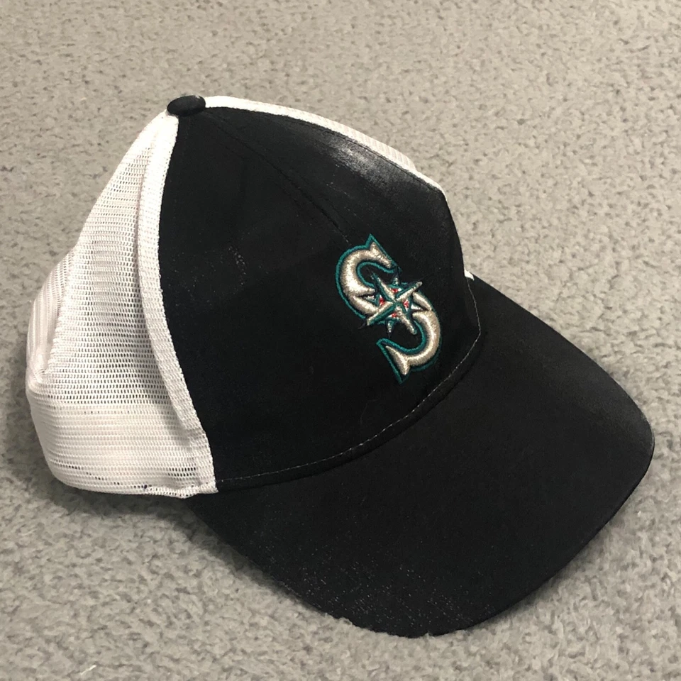 Gorra de pelota estilo camionero Seattle Mariners New Era para mujer OSFM Snapback Hat Foto 3 de 4