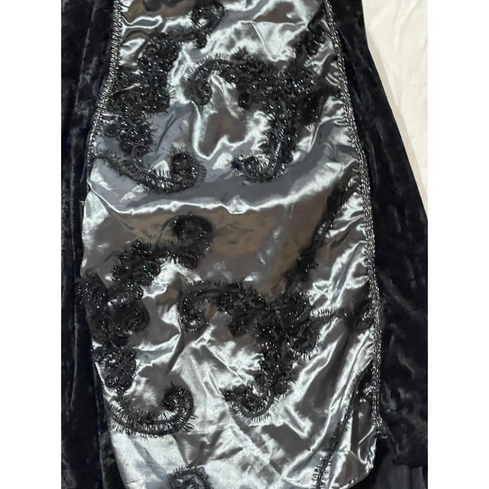 totalmente ghoul elegante disfraz bruja niños vestido sombrero negro encaje talla grande LEER nosotros Foto 4 de 4