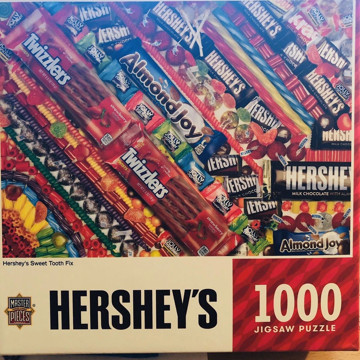 Hershey 1000 Piece Jigsaw Puzzle Hershey's Sweet Tooth Fix Masterpieces  Twizzler
