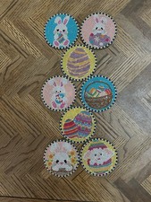 Completed Diamond Coasters: Set of 8 Easter 104 Coasters With Holder
