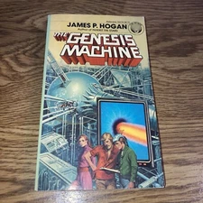 The Genesis Machine, James P Hogan, Del Rey Paperback 1981