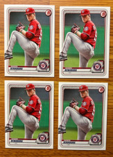 Lot of (4) 2020 Bowman Prospects #BP-24 Mason Denaburg Washington Nationals