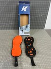 Korkers All Terrain Studded Sole Size 10 Black & Orange Rubber Outdoor Performan