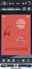 Topps Star Wars Digital Card Trader Red X-Wing Card Sketch Insert Award