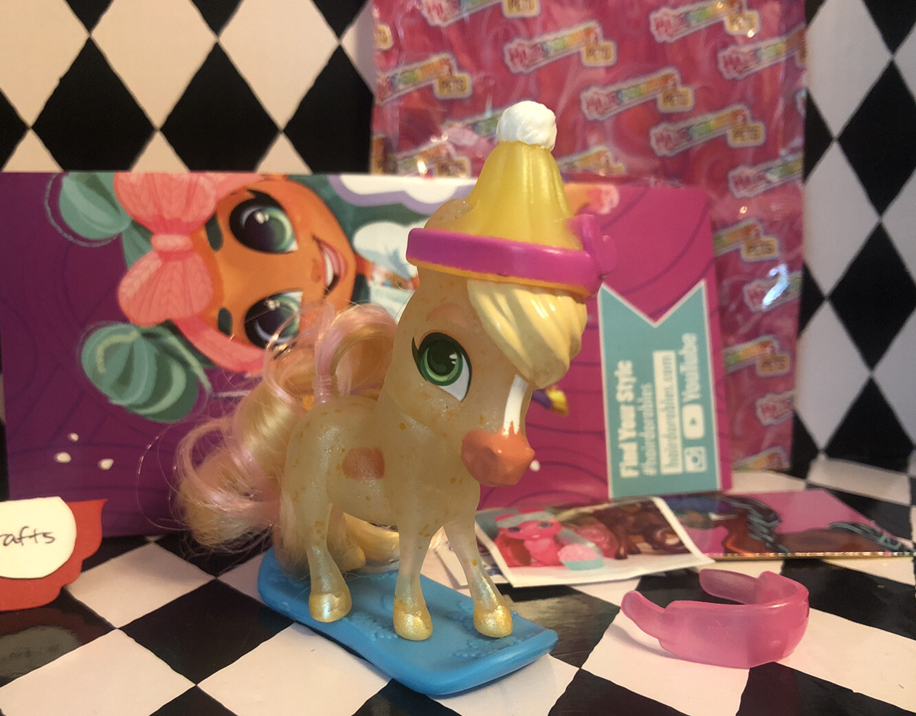 Hairdorables Pets Series 2 Hotshot Harlow Pony Horse Rooted Hair New ...