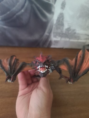 Schleich Eldrador Dragon 8" Figure Red Orange Evil Lava Demon Eldorado - Picture 9 of 9