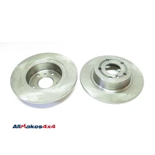 LAND ROVER REAR ROTOR DISC PAIR SET DISCOVERY II RANGE P38 SDB000470 ALLMAKES4x4