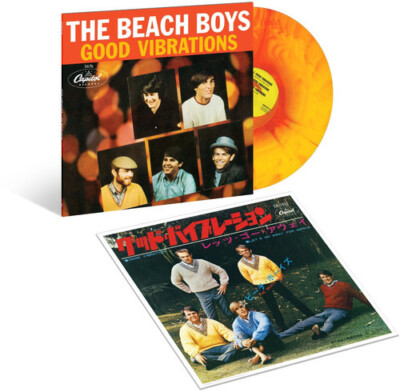 The Beach Boys GOOD VIBRATIONS Limited Edition Orange Swirl Vinyl 12  Record NEW
