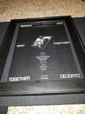 Deodato Very Together Rare Original Promo Poster Ad Framed!
