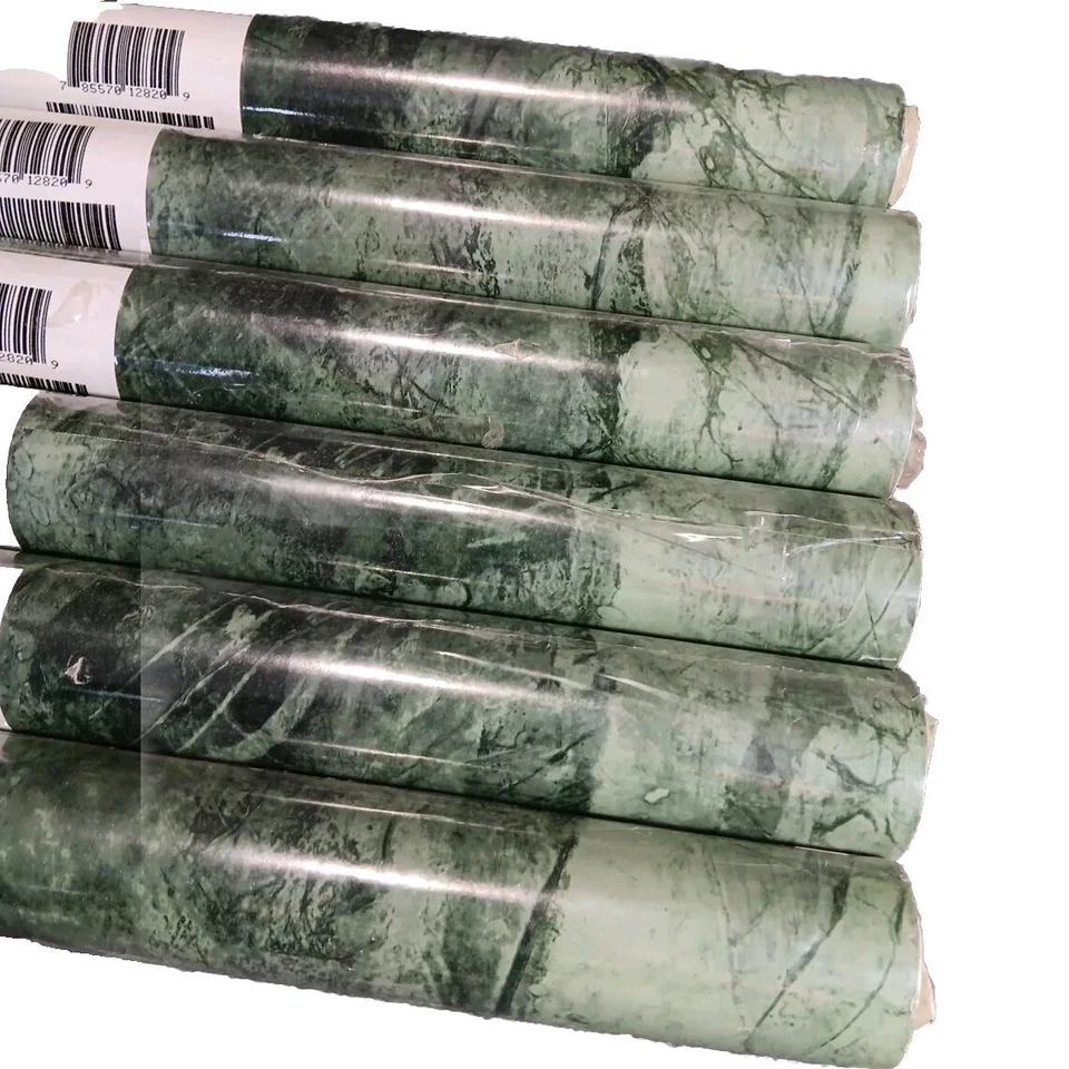 Papel tapiz recubierto de vinilo X7 SeaBrook musgo/granito 55,4 pies cuadrados rollos dobles BB820 Foto 4 de 4