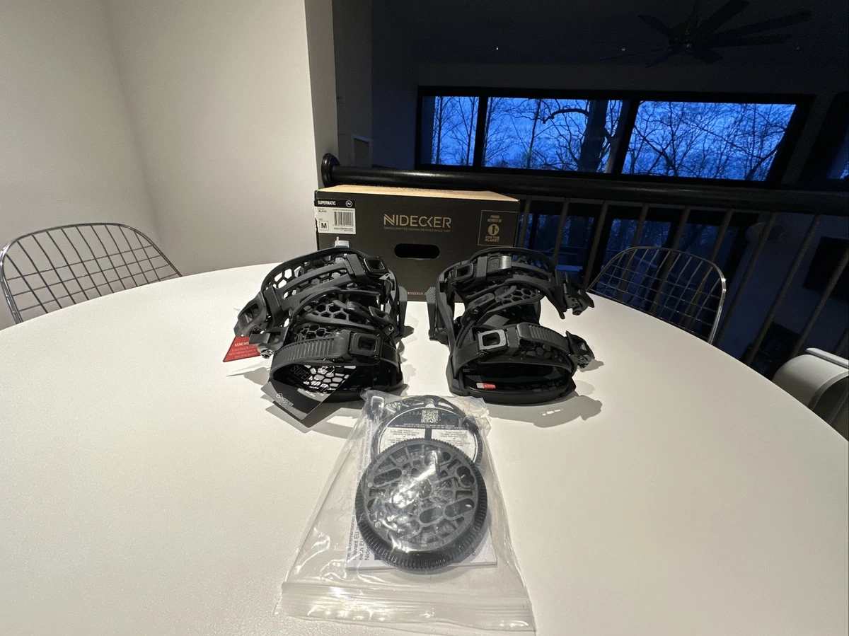 Nidecker Supermatic - Step In Snowboard Bindings - Size Medium | eBay