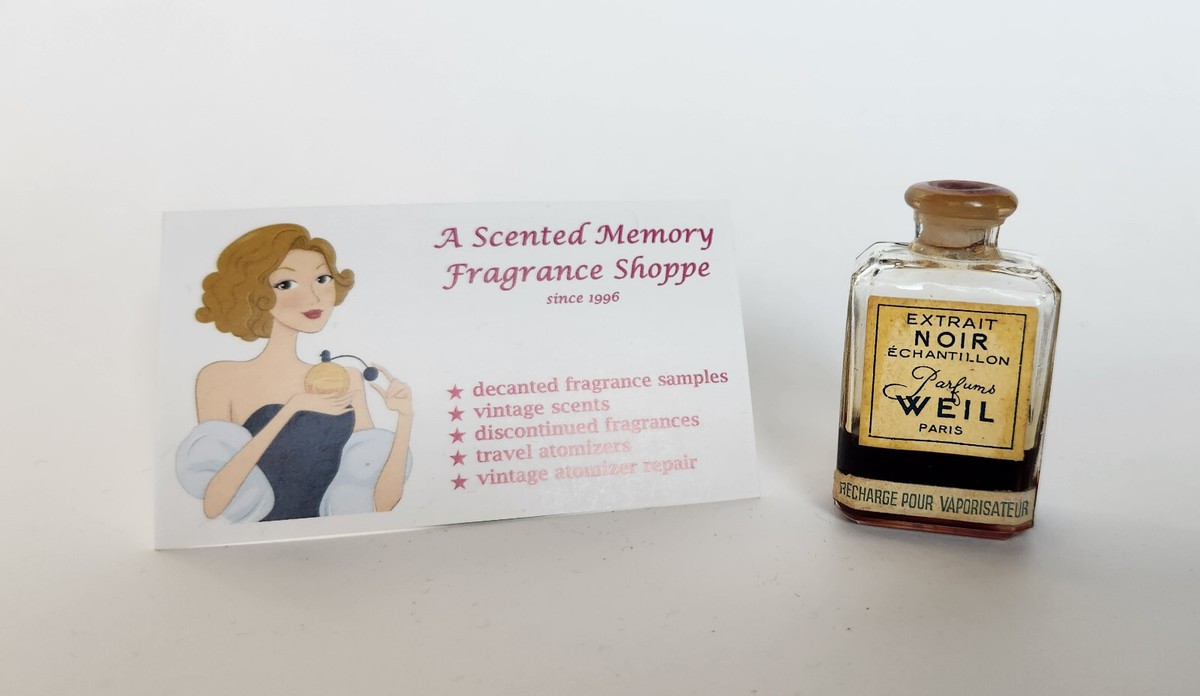 Vintage 1950's Noir Parfum Extrait by Weil France ~ SEALED | eBay