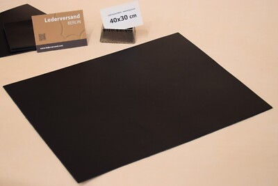 Vegetabil gegerbtes Sattlerleder Blankleder schwarz 3,0-3,4 mm Ecopelle #vtb3S