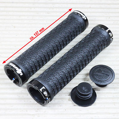 SRAM Festgriff Set Griffe schwarz Lockring schwarz mit END PLUG 00.7915.020.000