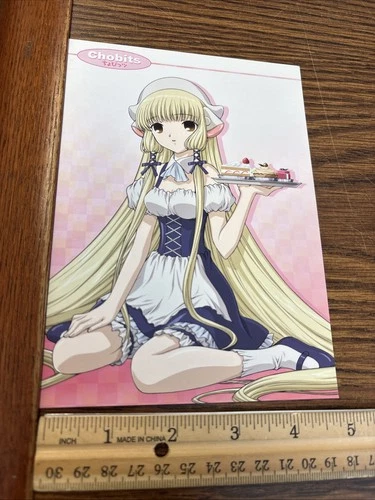 Chobits - Rare Anime Advertising 5x7 Promo Card - Funimation ちょびブツ
