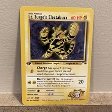 Lt. Surge's Electabuzz - 1st Edition Gym Heroes 27/132 Rare - Pokemon 2000 - NM on eBay